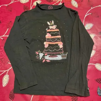 T-shirt manches longues fille 8 ans La compagnie des petits