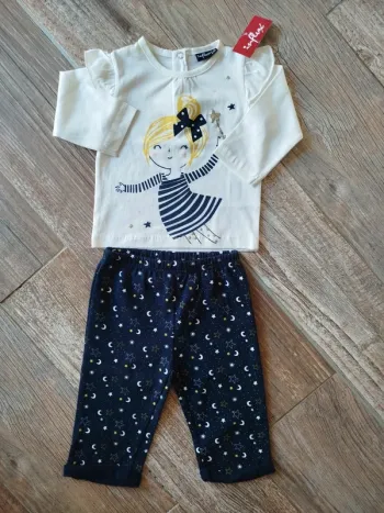 Ensemble bébé fille 12 mois neuf avec étiquette