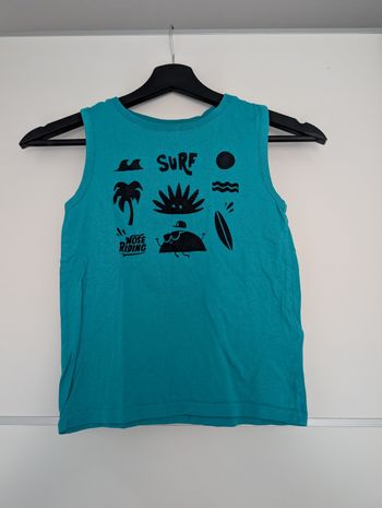 Débardeur Kiabi "Surf" Bleu Taille 8 ans