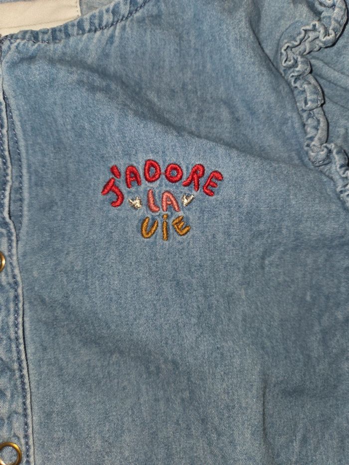 Robe tunique en jean 6 ans - photo numéro 4