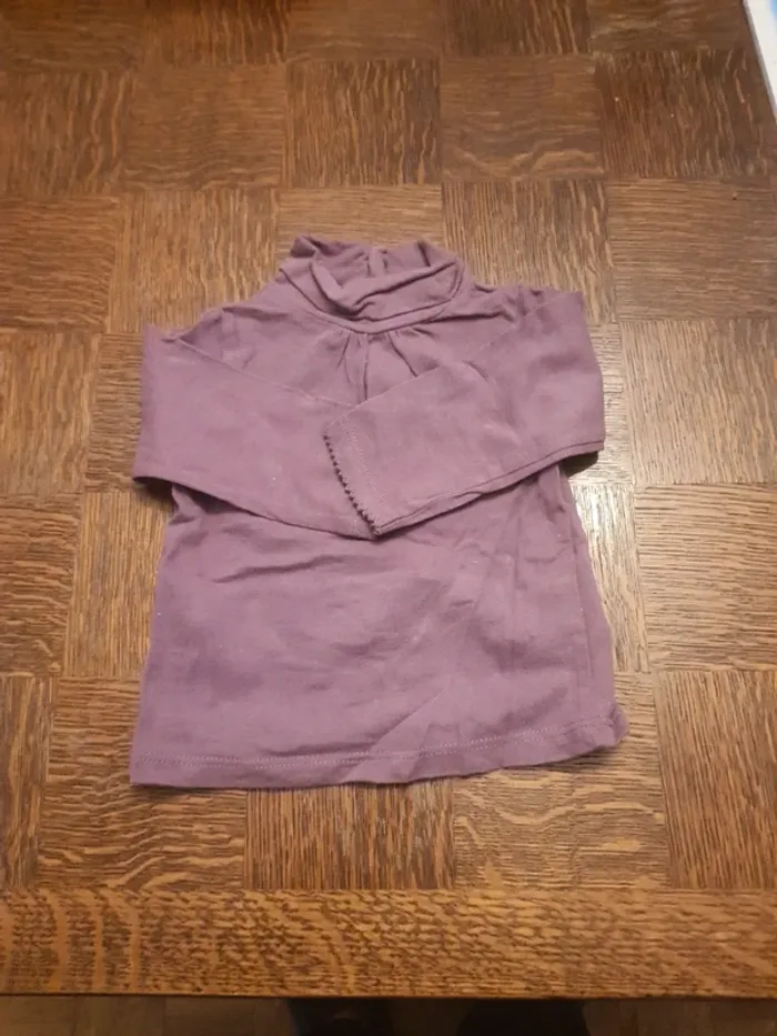 Tee-shirt col roulé/polo 3mois