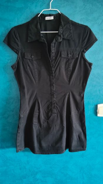 Chemise tunique noir taille 40