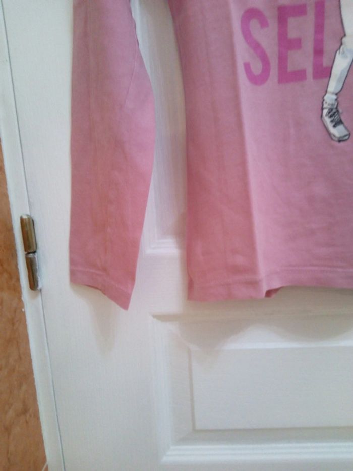 Tee-shirt manches longues rose T.14 ans - Tissaia - photo numéro 3