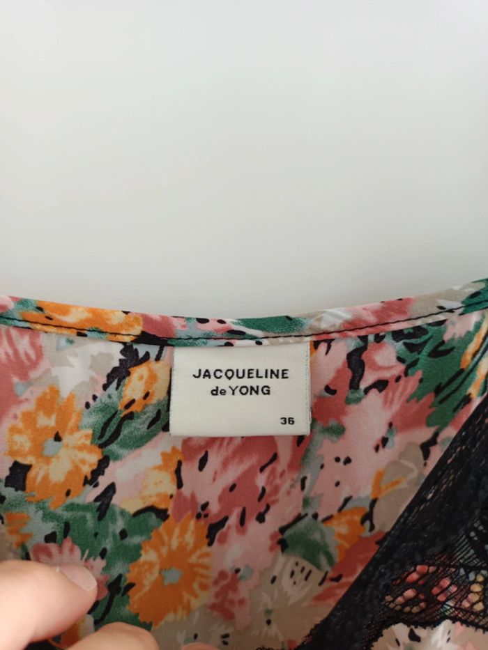 Débardeur jacqueline de yong 36 fleurs dentelle - photo numéro 4