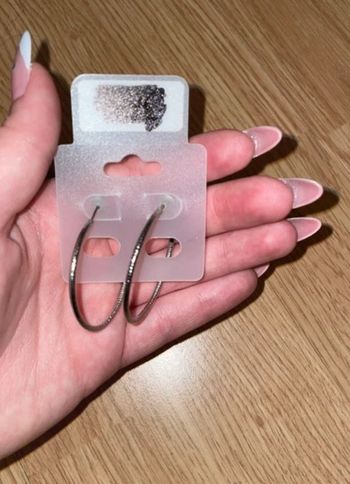 Créoles argentées - Neuf sans étiquette