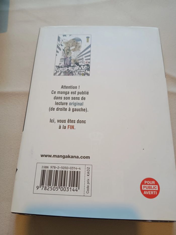 Manga ushijima tome 6 - photo numéro 2