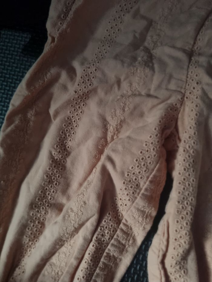 Pantalon avec fleurs brodée 12mois - photo numéro 2