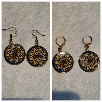 Boucles d'oreilles Mandala