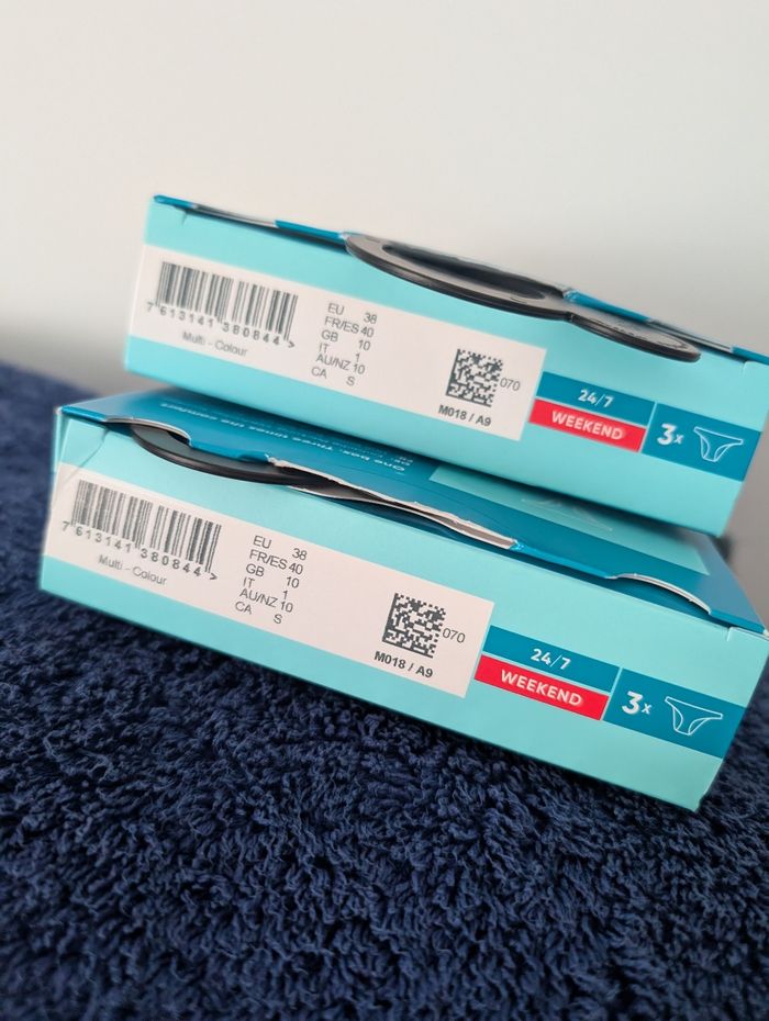 Lot de 6 culottes weekend femme. Taille 40 française. Neuf. Sloggi - photo numéro 3