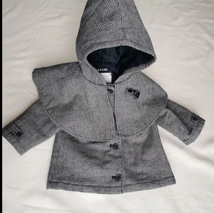 Superbe manteau 👣, élégant, kiabi, 12mois - photo numéro 3