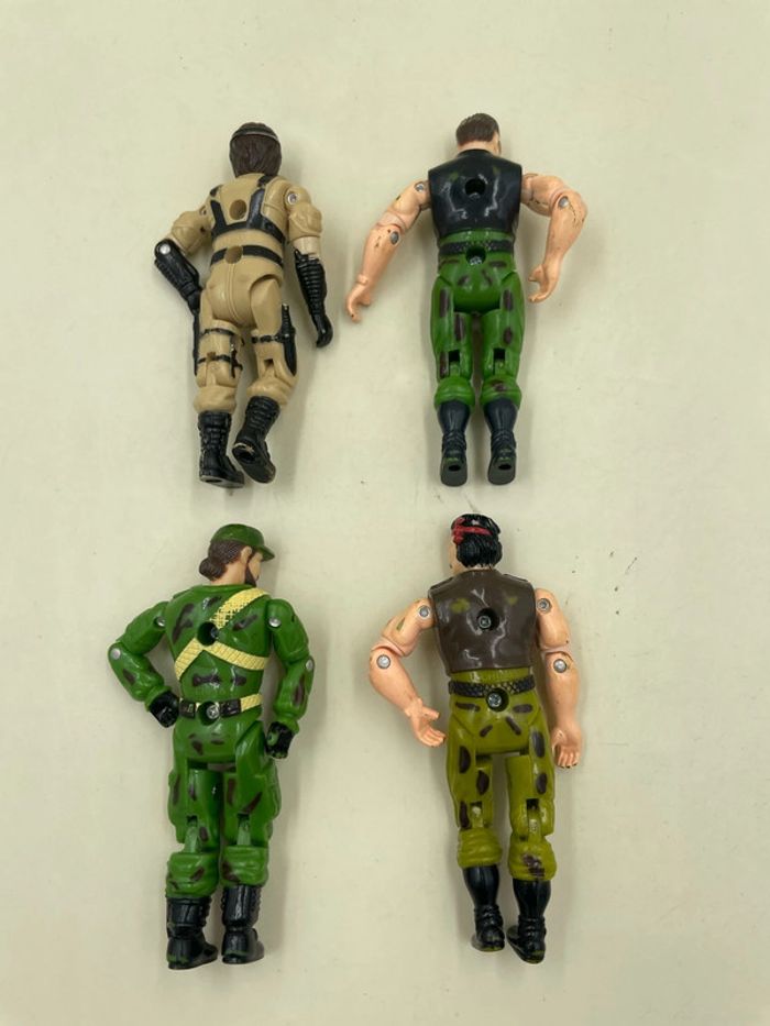 Lot de 4 figurines Militaires articulé de 10 cm - photo numéro 2