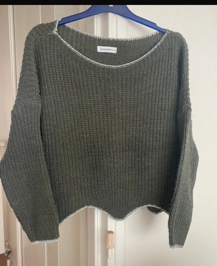 Pull court contenant de la laine Nina Kendosa - photo numéro 7