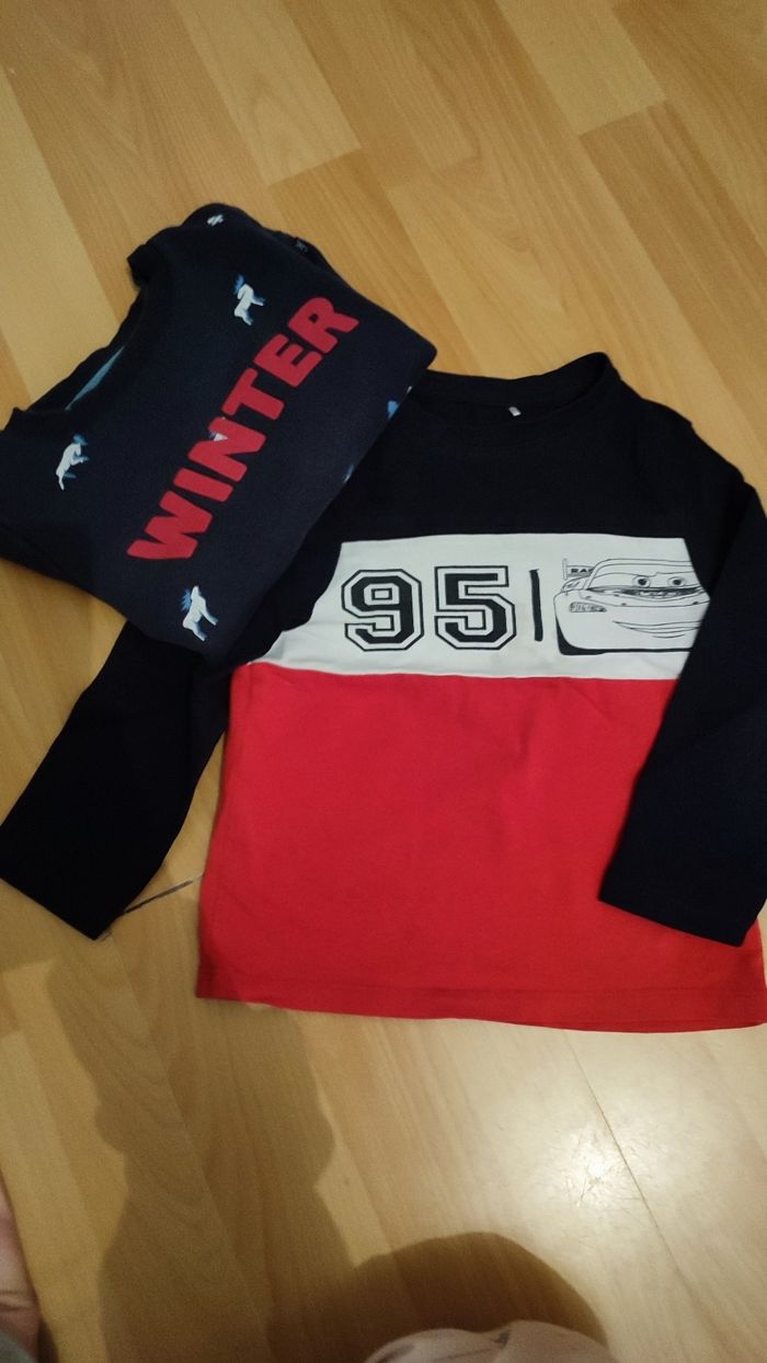 Pull + haut a manche longue