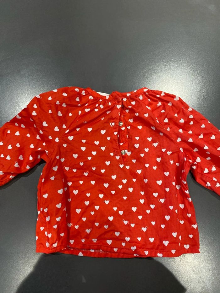 Blouse tape à l’œil 12 mois - photo numéro 3