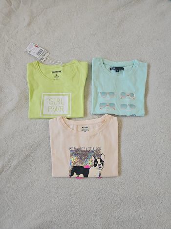 3 tee shirt manches courtes 6 ans
