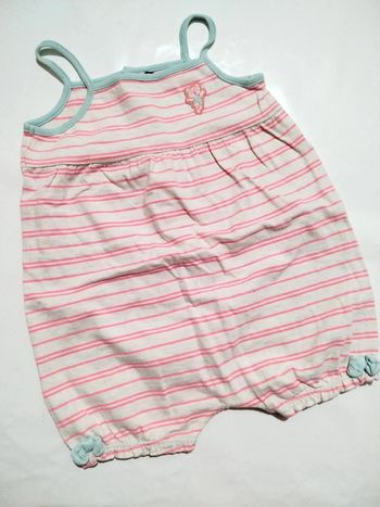 Combishort grenouillère barboteuse bombers Sergent Major 18 mois fille saison été