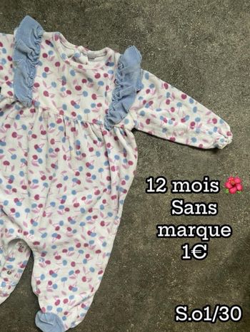 Pyjama 🌺 12 mois 🌺 Sans marque
