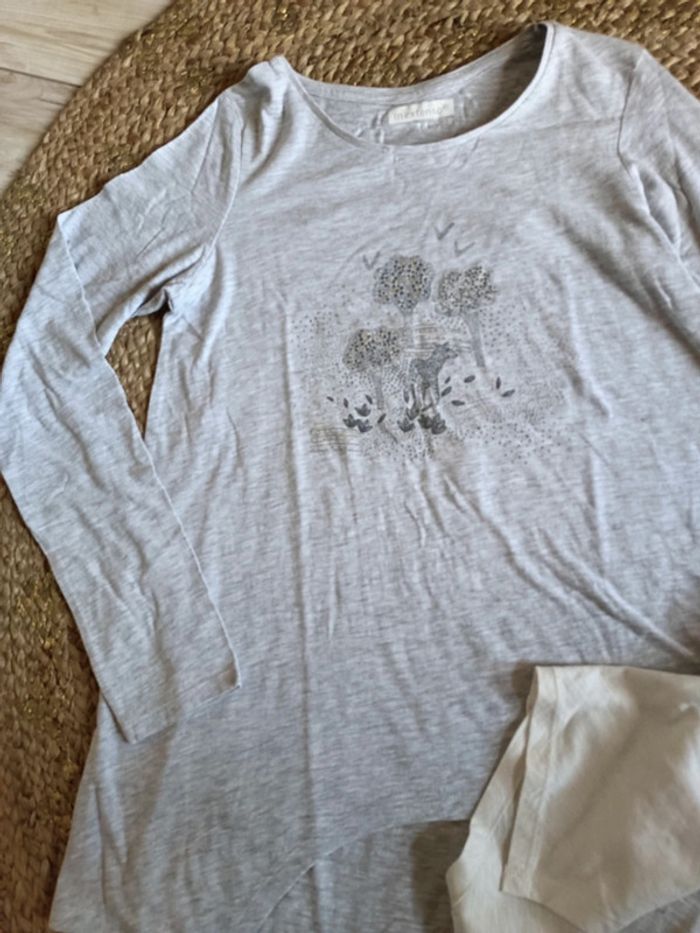 Lot tee shirt manche longue fille - photo numéro 5