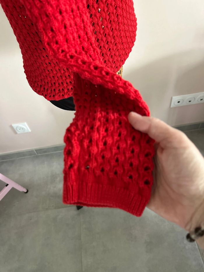 Pull rouge Claudie Pierlot - photo numéro 6