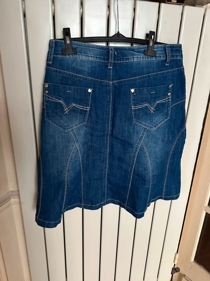 Jupe en jean vintage Lestand 42 - photo numéro 3