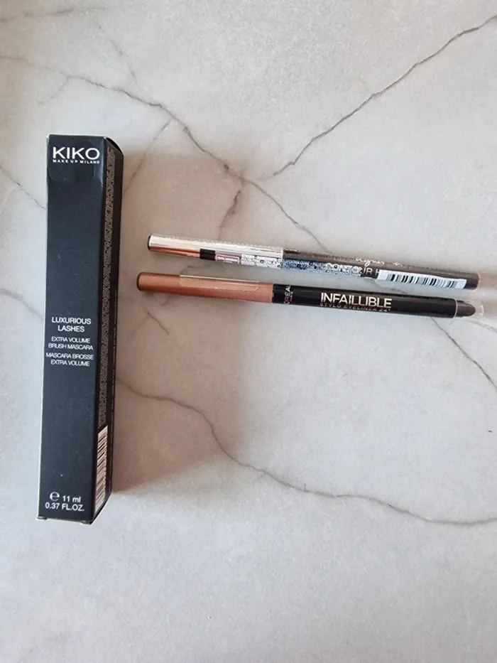 Lot mascara et liner