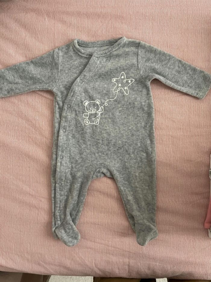 Pyjama velour 1mois