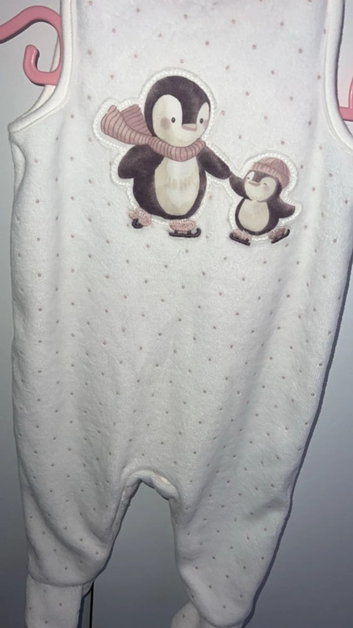 Grenouillère  blanc 2/3 mois neuf - photo numéro 5