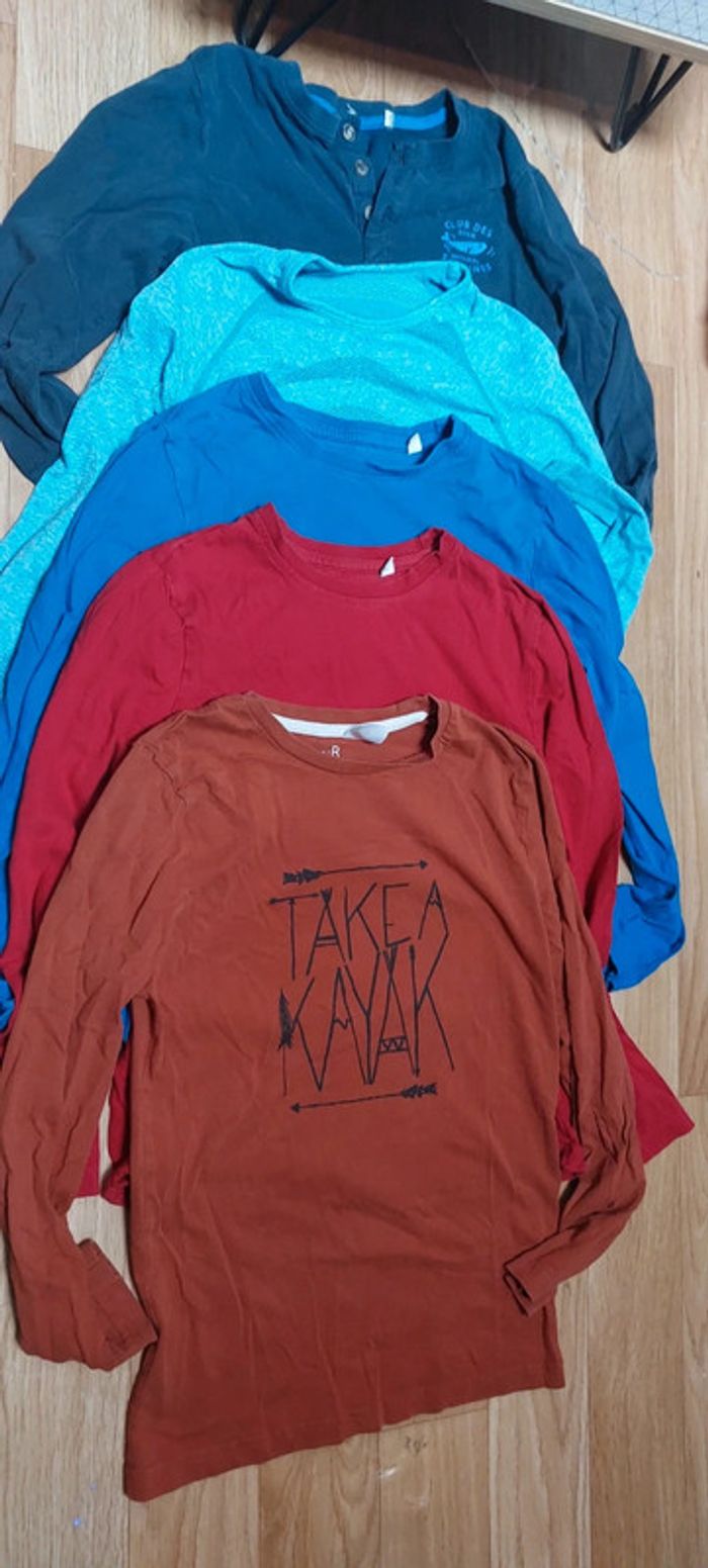 Lot de 5 hauts manches longues