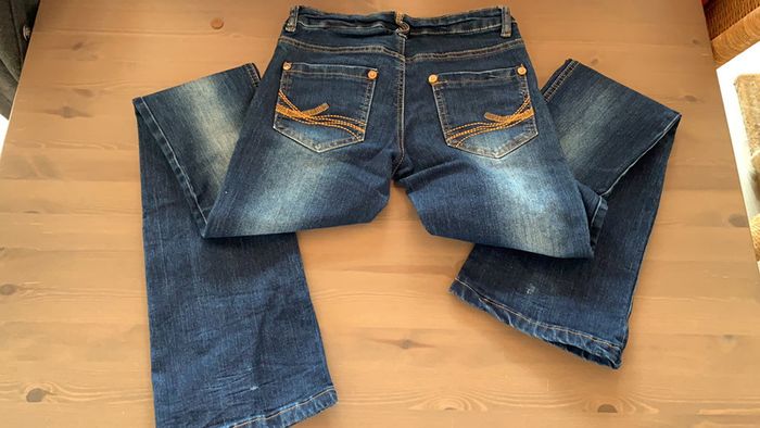 Jeans bleu taille 34 xs - photo numéro 2