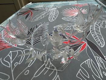 Porte bijoux en verre