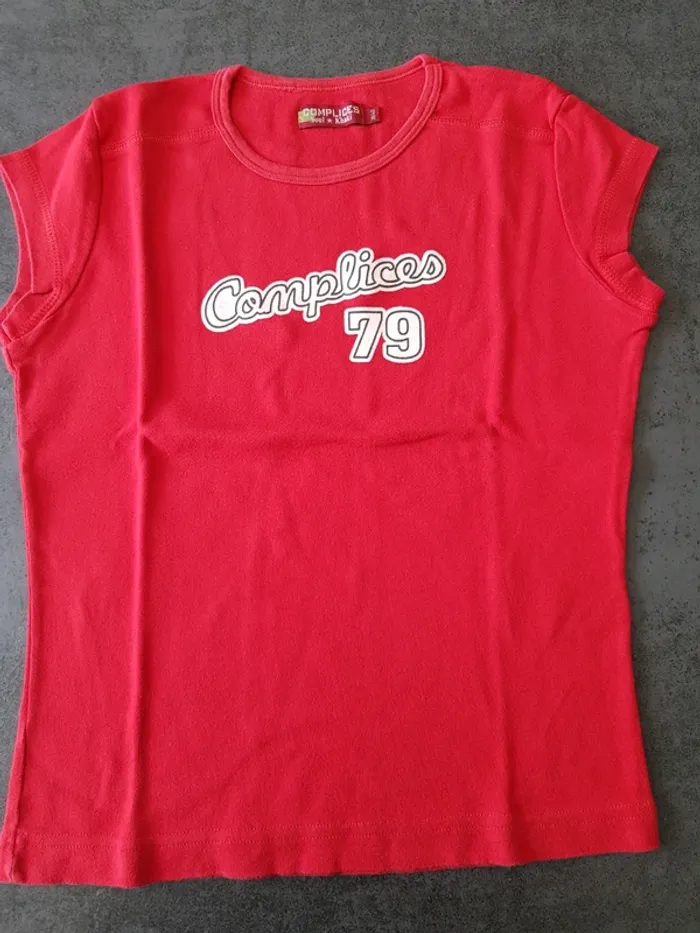 Tee-shirt Complices rouge 38/40 femme - photo numéro 2