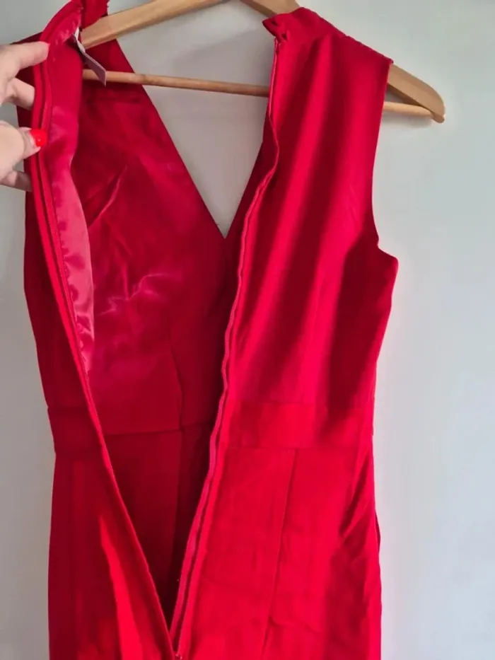 Très belle robe de cocktail rouge H&M taille XS 34 - photo numéro 12