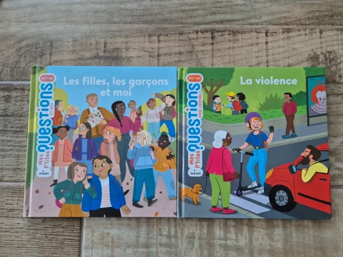 Lot de 2 livres mes p'tites questions
