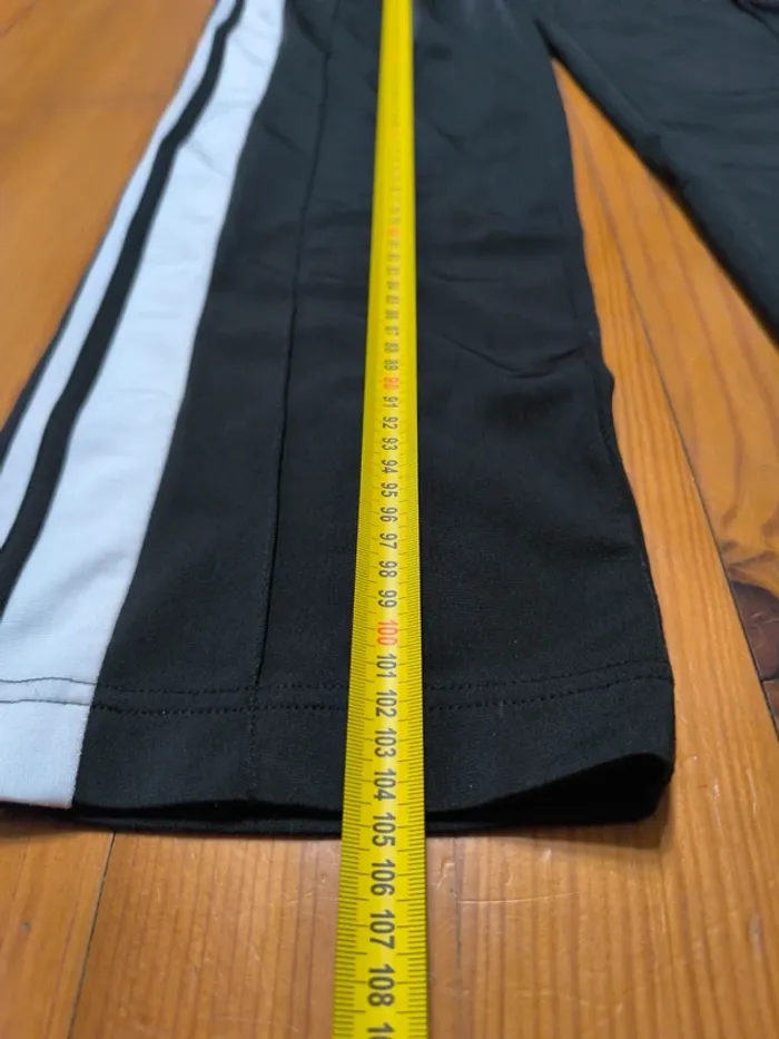 Pantalon Adibreak - Adidas - À boutons - Noir, Blanc - Taille L - photo numéro 10