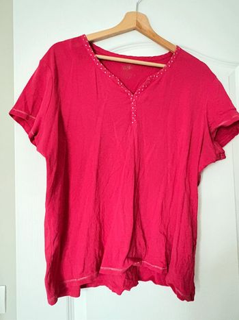 T shirt détails strass