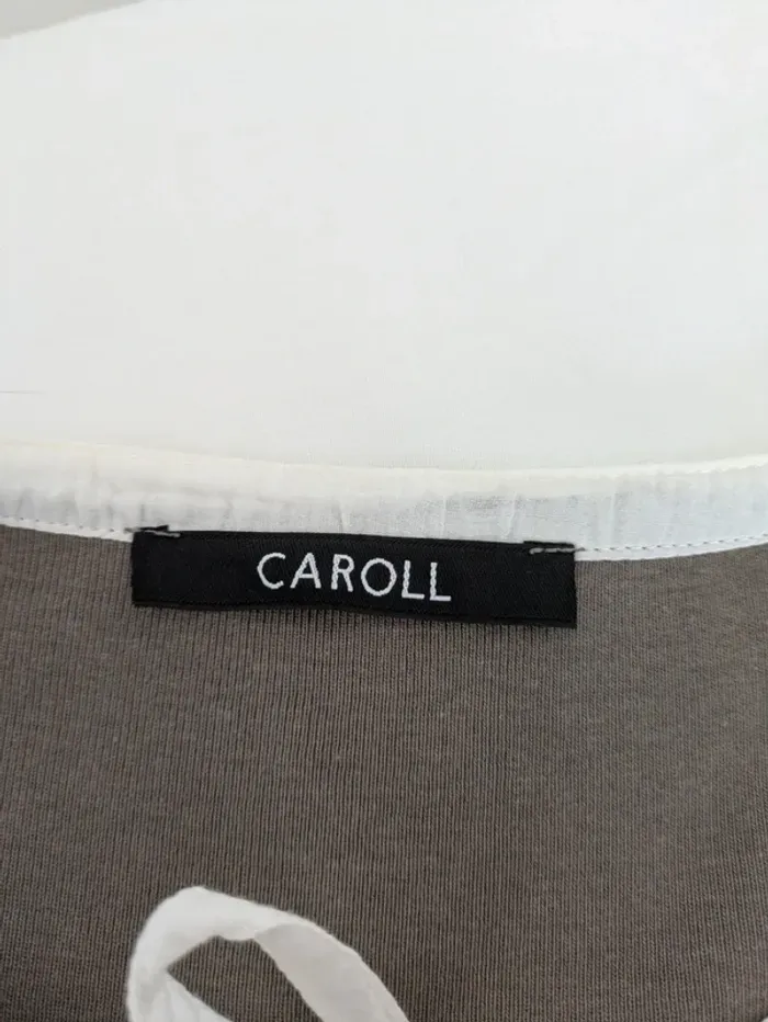 T-shirt chemisier - Caroll - taille 40 - photo numéro 3