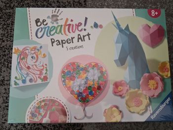 Boite de créations en papier 