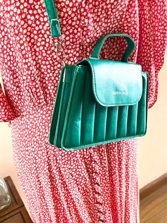 Sac à Main Trendy Vert Émeraude - Fashion & Bag - photo numéro 2