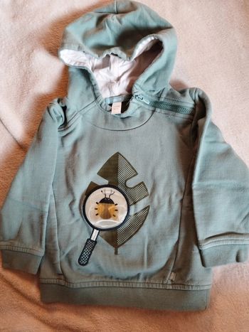 Sweat à capuche obaibi taille 2 ans
