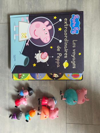 Livre + figurines Peppa Pig 