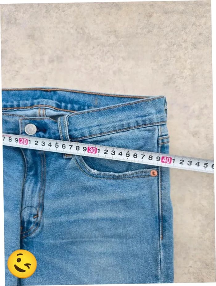 Jeans Levi's 511 W32 FR42 L29 coupe droite bleu Homme Men pan387b - photo numéro 4