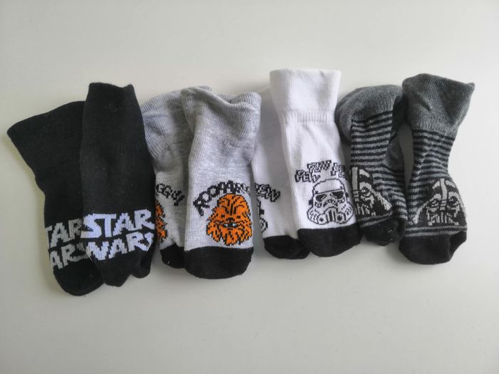 Lot de 4 paires de chaussettes (Star Wars, 0/6 mois)