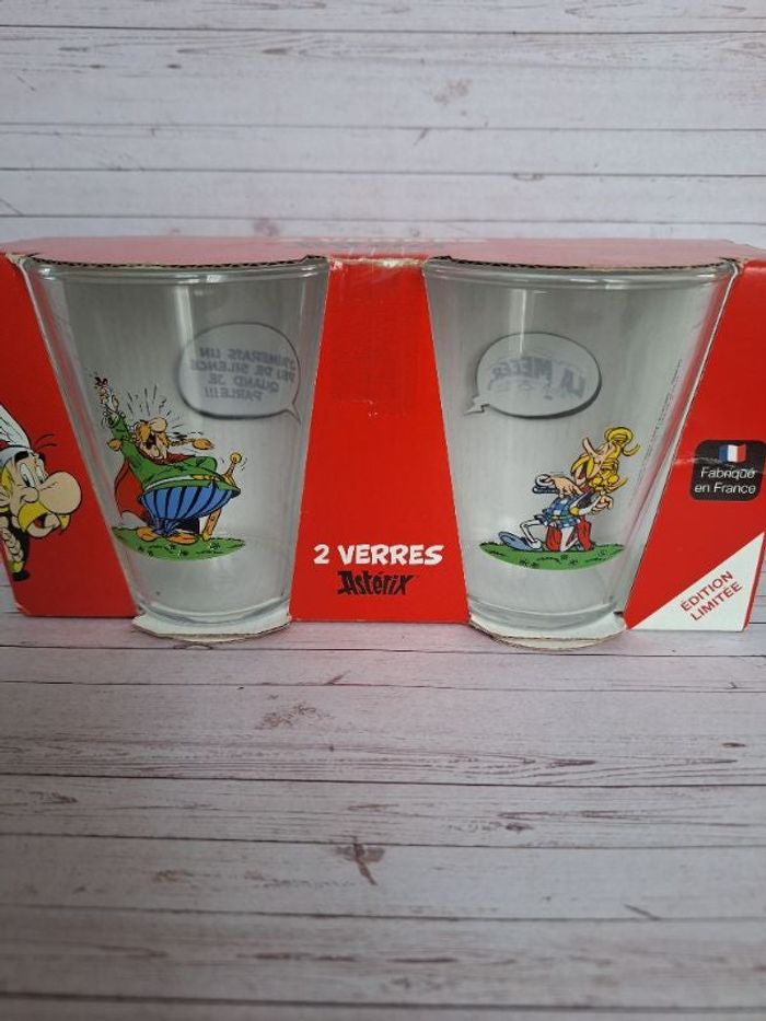 Lot verres Asterix