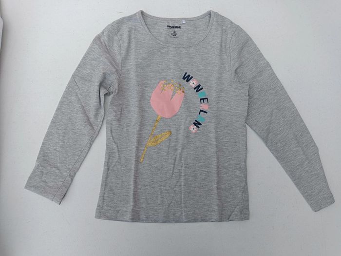 Tee shirt enfant fille 10ans manches longues