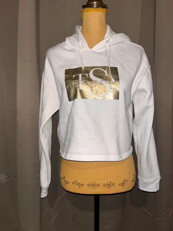 Sweat blanc teddy smith taille M
