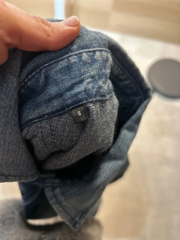 Chemise denim 7 for all mankind homme S - photo numéro 5