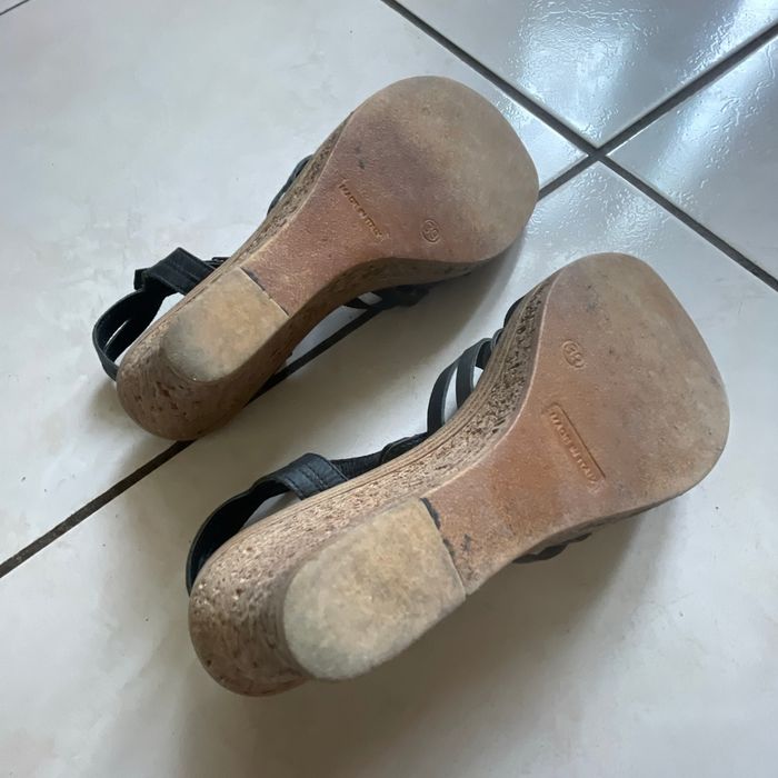 Chaussures talons compensées  de 9,5 cm - photo numéro 5