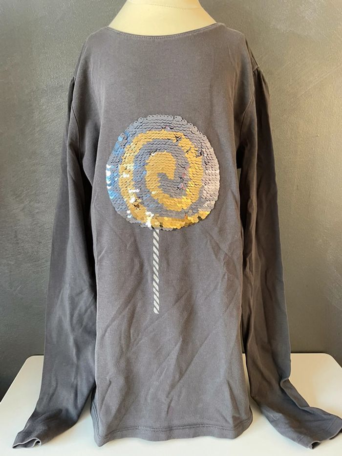 Sweat-shirt fille manche longue