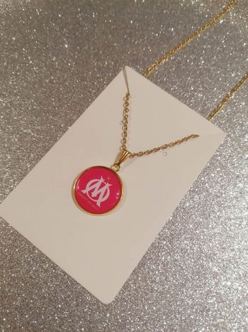 Collier olympique de Marseille rose 