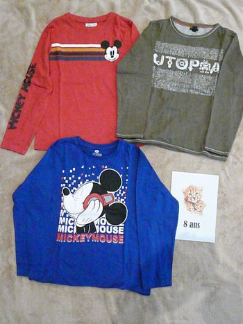 Lot de 3 tee-shirts 8 ans (n°27)